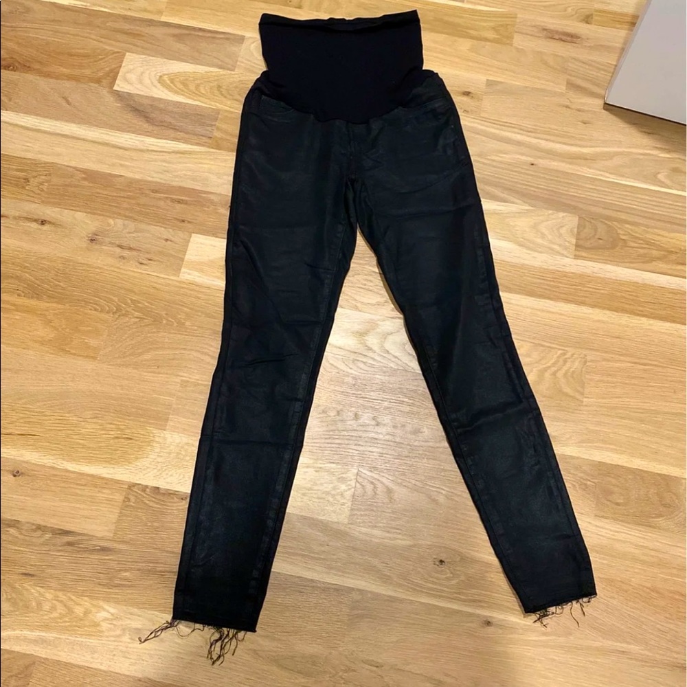 Articles of Society black shimmery maternity jeans